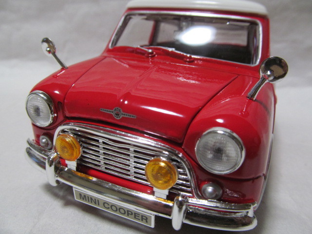 { nationwide equal postage 800 jpy } super rare 1|18 Morris Mini Cooper 1961~67 year red color Mini Cooper
