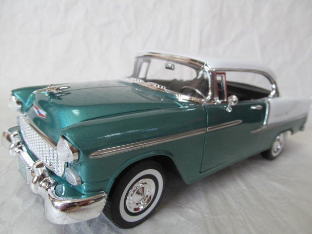 { nationwide equal postage 800 jpy }* super rare 1|18 Chevrolet Belair -1955 year white / green bell air 