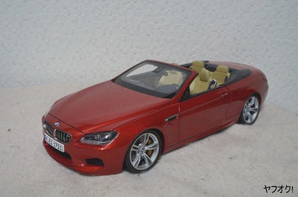 BMW M6 コンバーチブル 1/18 ミニカー 難あり 赤 6シリーズ カブリオレ_画像1