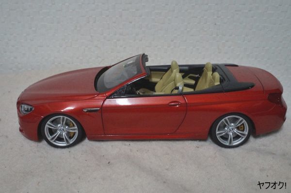 BMW M6 コンバーチブル 1/18 ミニカー 難あり 赤 6シリーズ カブリオレ_画像2