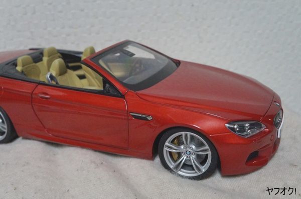 BMW M6 コンバーチブル 1/18 ミニカー 難あり 赤 6シリーズ カブリオレ_画像6