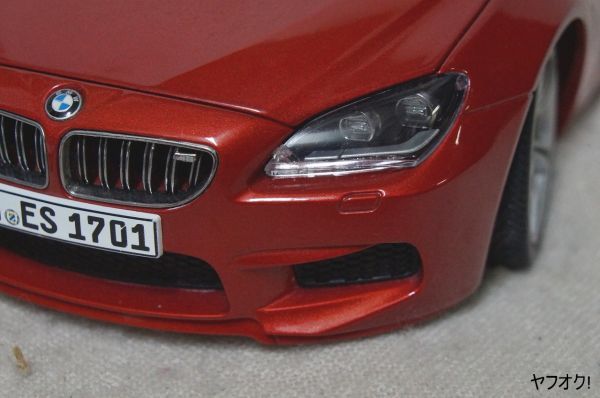 BMW M6 コンバーチブル 1/18 ミニカー 難あり 赤 6シリーズ カブリオレ_画像7