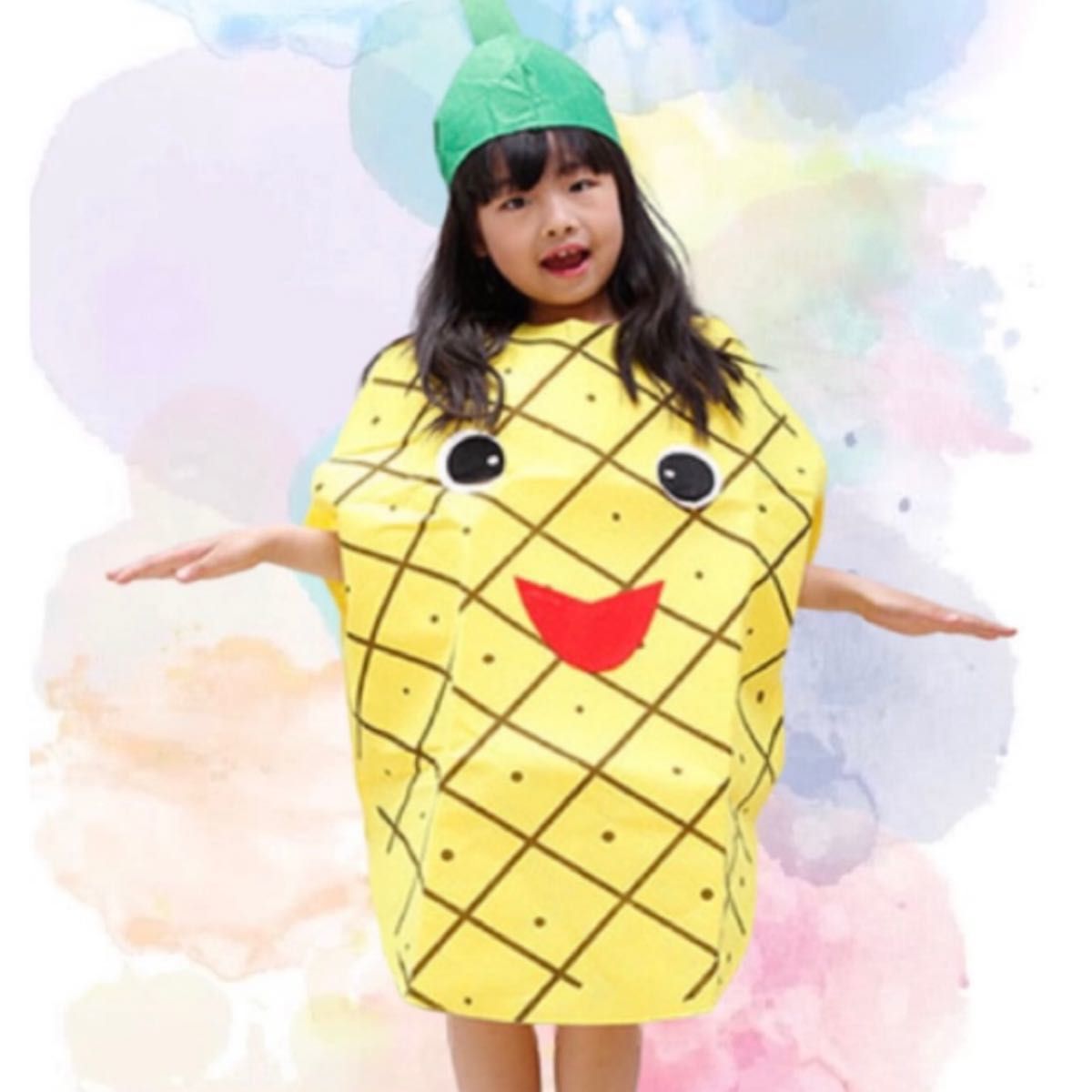 ハロウィン 子供服 いちご コスプレ フルーツ 赤 可愛スモック ハロウィン 子供服 いちご コスプレ フルーツ 赤 可愛スモック