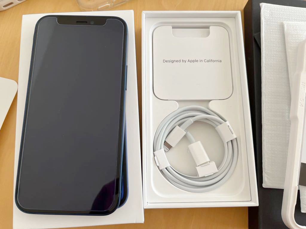 ☆美品 SIMフリー iPhone 12 mini 本体 64GB ブルー アイフォン12 ミニ