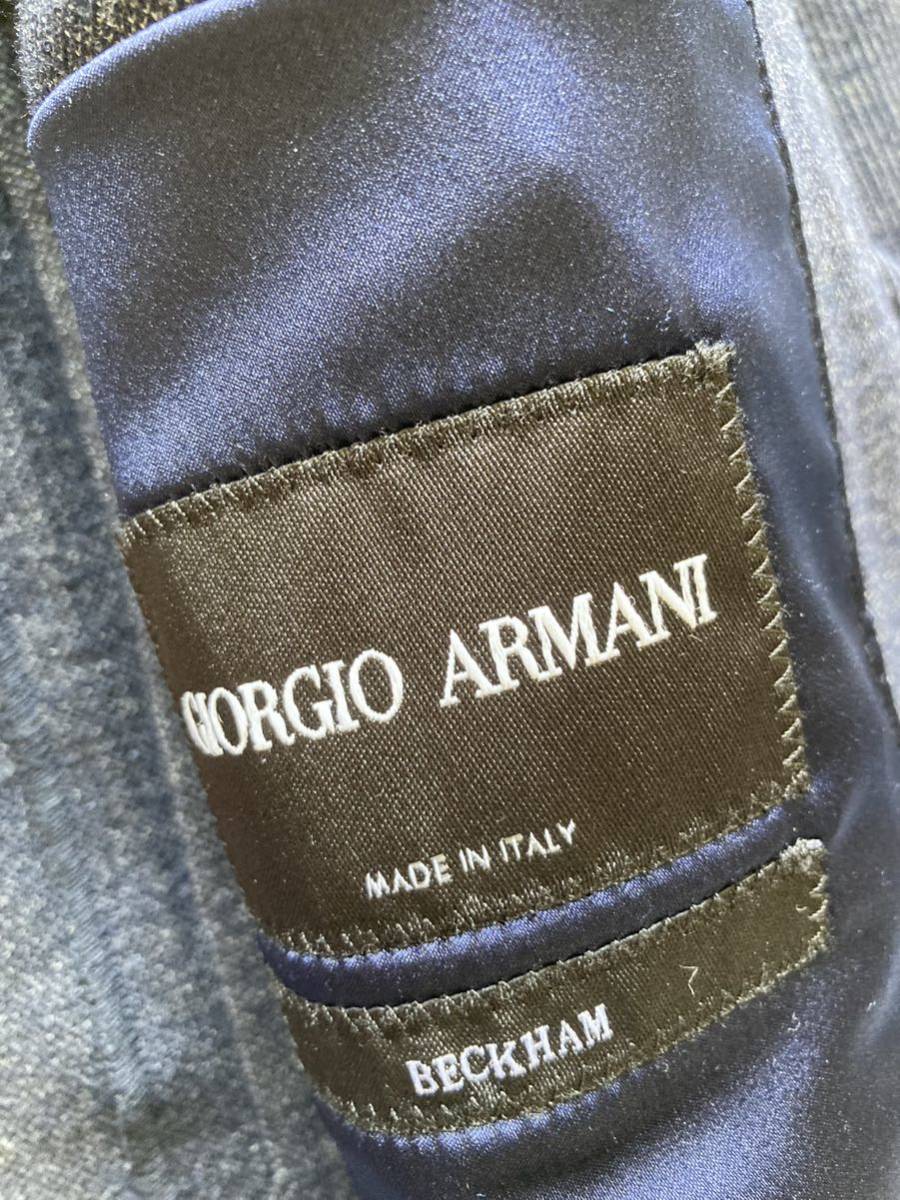 最高級】GIORGIO ARMANI コート パンツ セットアップ 48 ネイビー