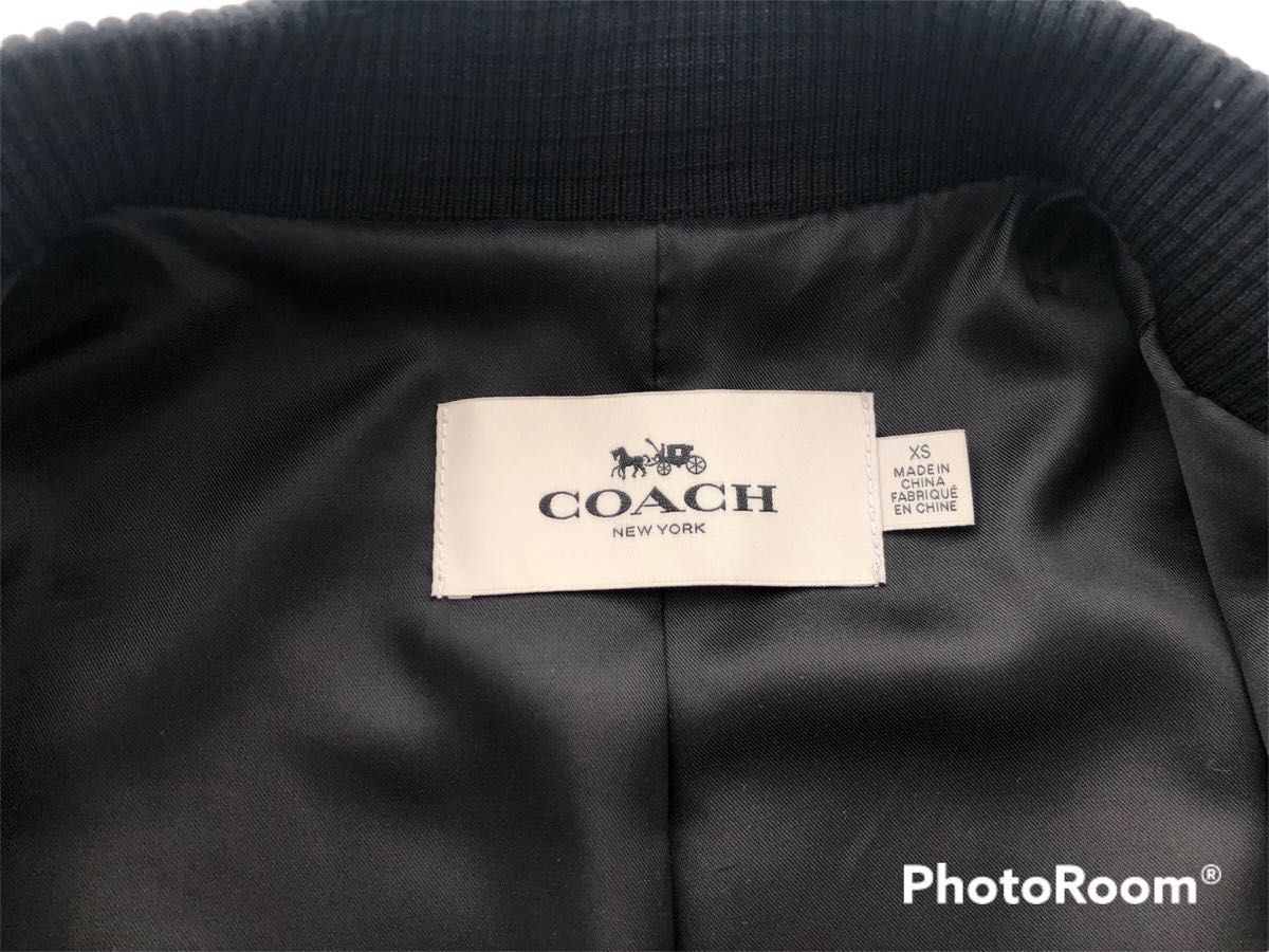 美品 COACH コーチ ラムレザー ライダースジャケット スタジャン 美品 COACH コーチ ラムレザー ライダースジャケット スタジャン