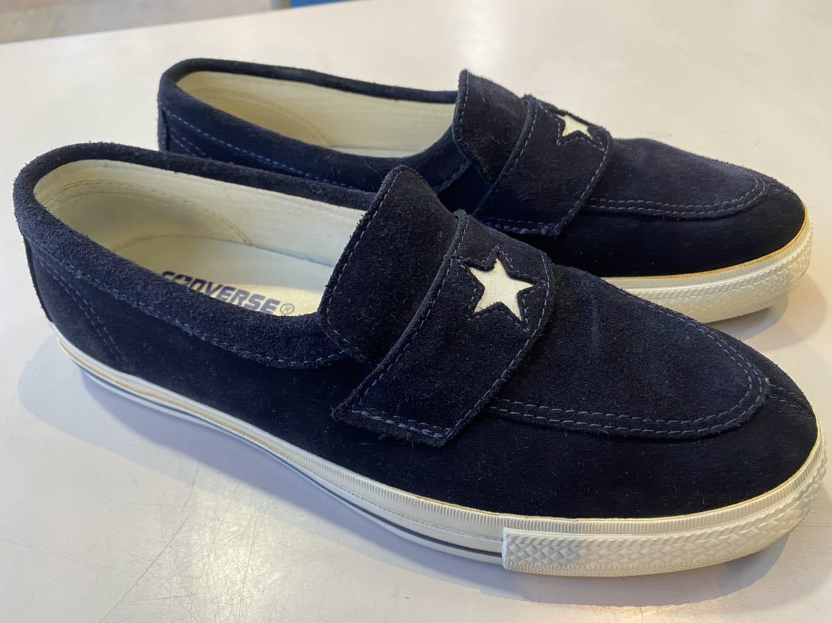 18aw CONVERSE ADDICT ONE STAR LOAFER NAVY 25.5センチ