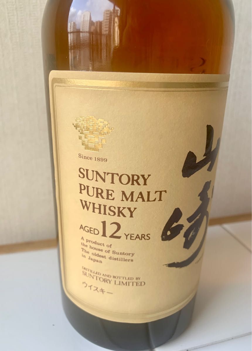 サントリー山崎 12年 未開栓 華マーク ピュアモルトウイスキー サントリー山崎 12年 未開栓 華マーク ピュアモルトウイスキー