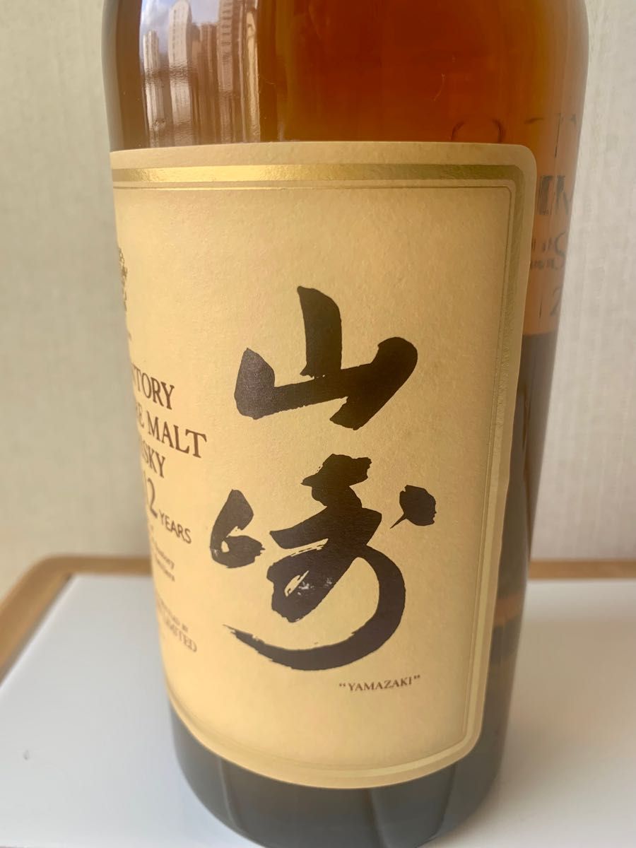 サントリー山崎 12年 未開栓 華マーク ピュアモルトウイスキー サントリー山崎 12年 未開栓 華マーク ピュアモルトウイスキー