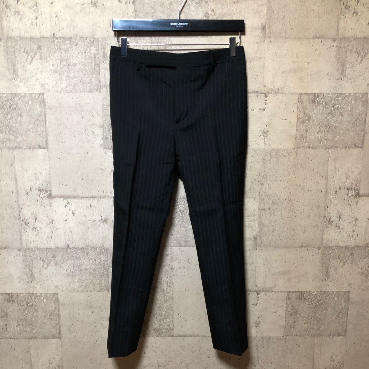 SAINT LAURENT PARIS 18ss スラックス サンローラン ブラック