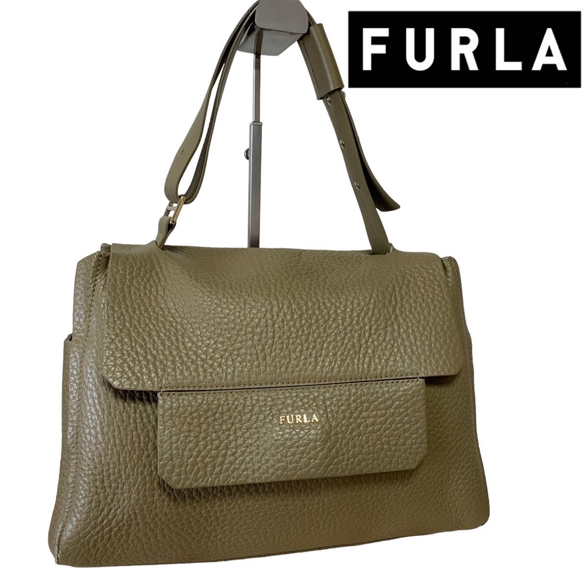 FURLA フルラ レザー トートバッグ カプリッチョ-