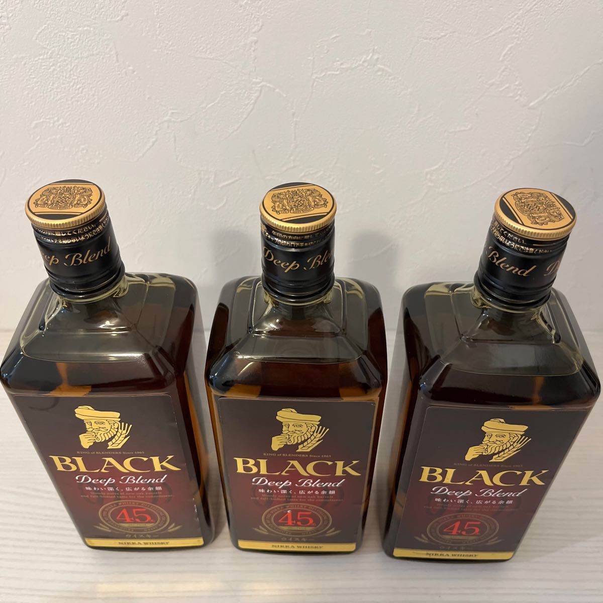 ブラックニッカ ディープブレンド 旧ラベル3本セット(竹鶴 ブラックニッカ ディープブレンド 旧ラベル3本セット(竹鶴