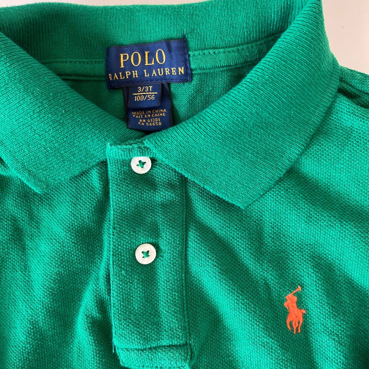 RALPH LAUREN ラルフローレン　キッズ長袖ポロシャツ100