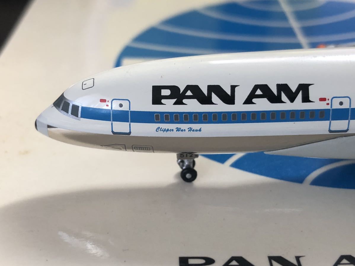 BLUE BOX 1/400 L-1011-385-1 TriStar1 PAN AM 1980's Colors Chrome Clipper War Hawk N512PA 限定 50_画像5