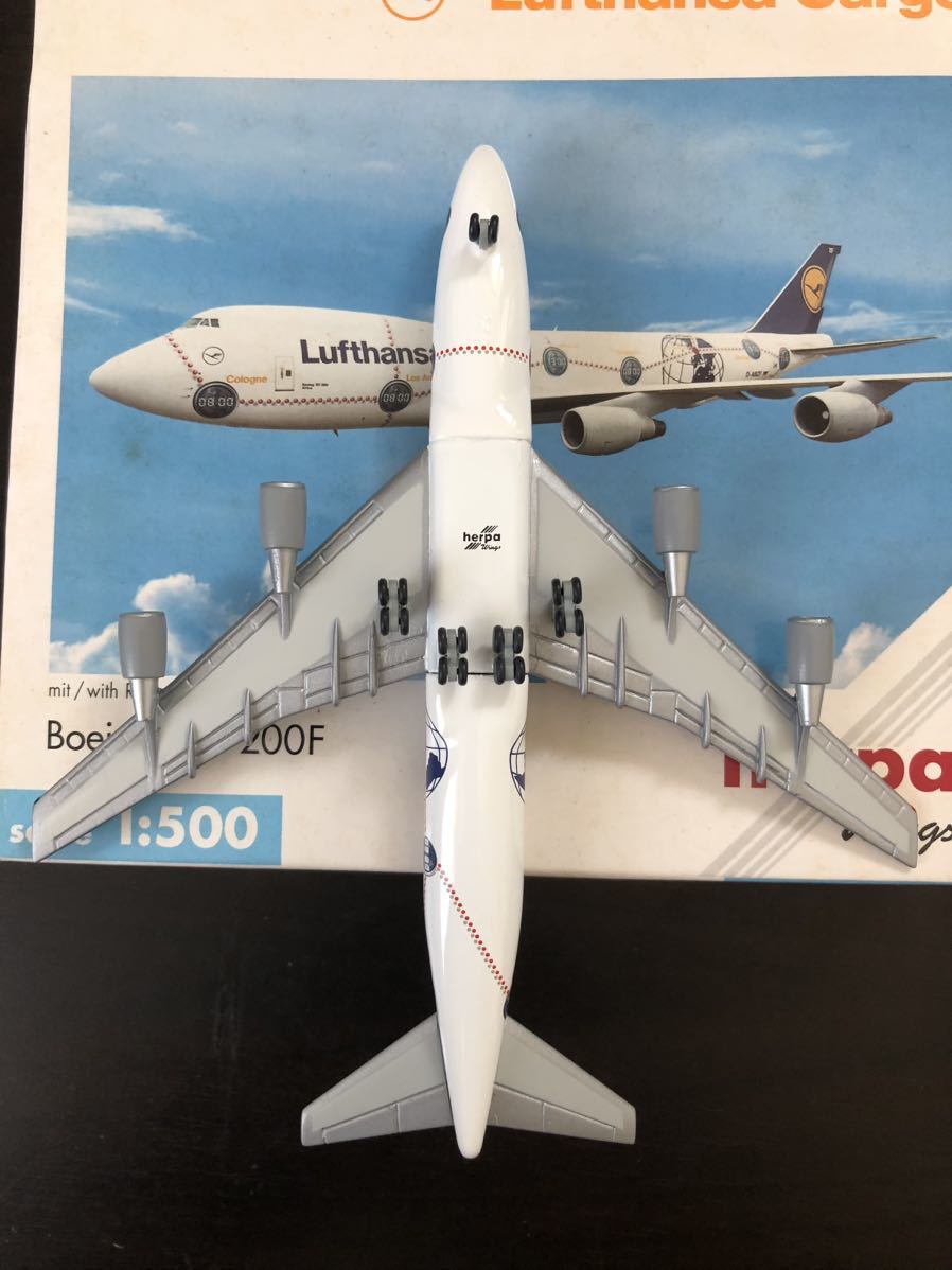 herpa Wings 1/500 B747-200F Lufthansa Cargo D-ABZF_画像7