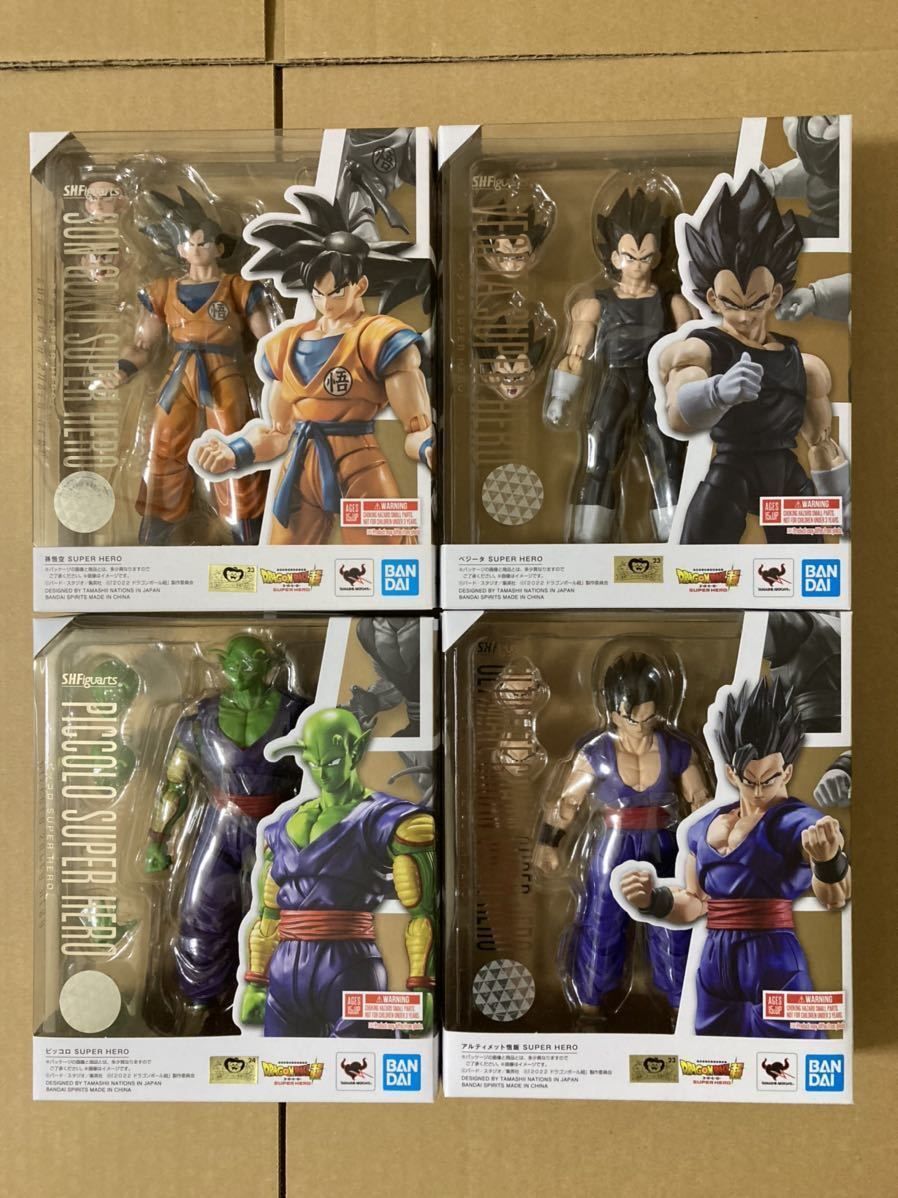 S.H. フィギュアーツ ドラゴンボール 超 スーパーヒーロー 4体セット