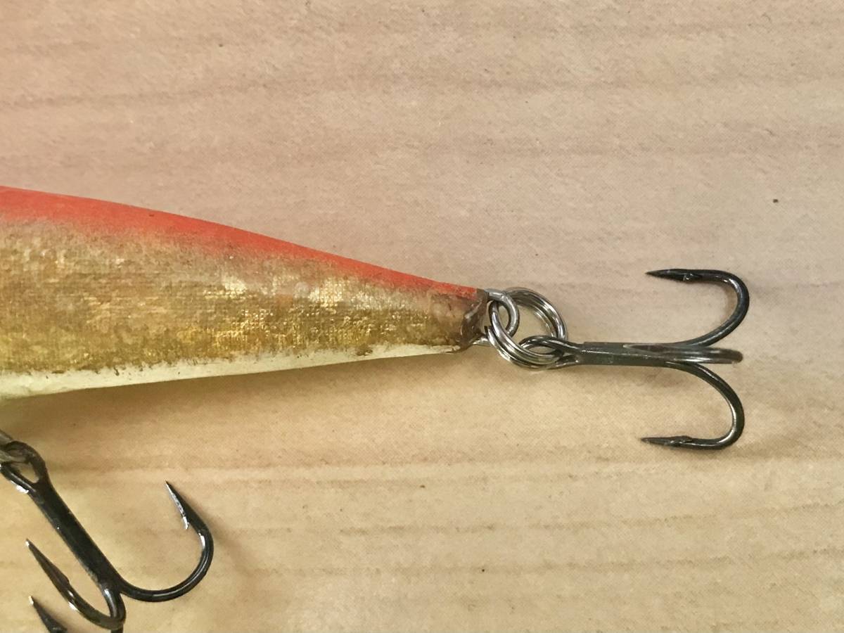 【RAPALA：CD7：ラパラ：カウントダウン 7：Q】ブラックバス・トラウト・シーバス・クロダイ・チヌ・キビレ・Mリグ・ロックフィッシュ_リアアイをレジンで補修