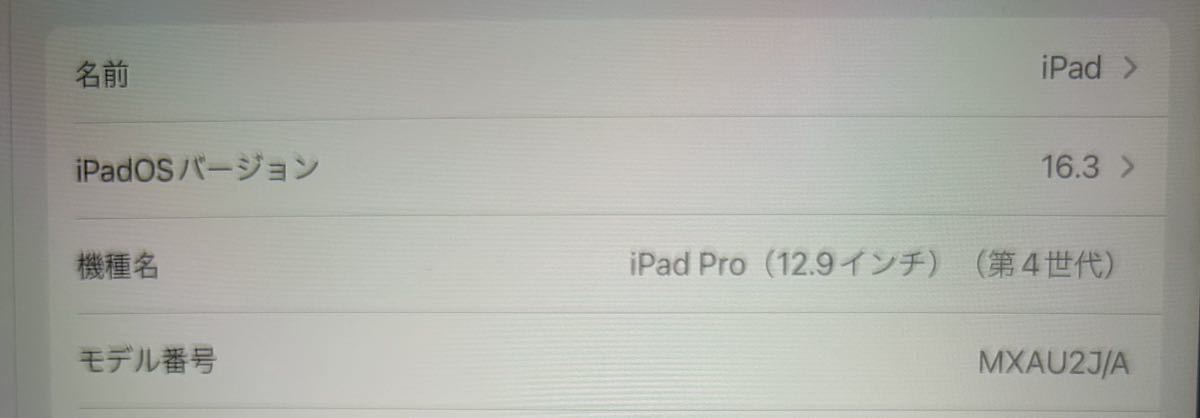 iPad Pro 12.9インチ 第4世代[1TB] Wi-Fiモデル MXAY2J/A A2229_画像7