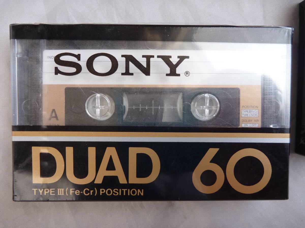 オーディオカセットテープSONY DUAD TYPEⅢ Fe-Cr 90分 - 通販 