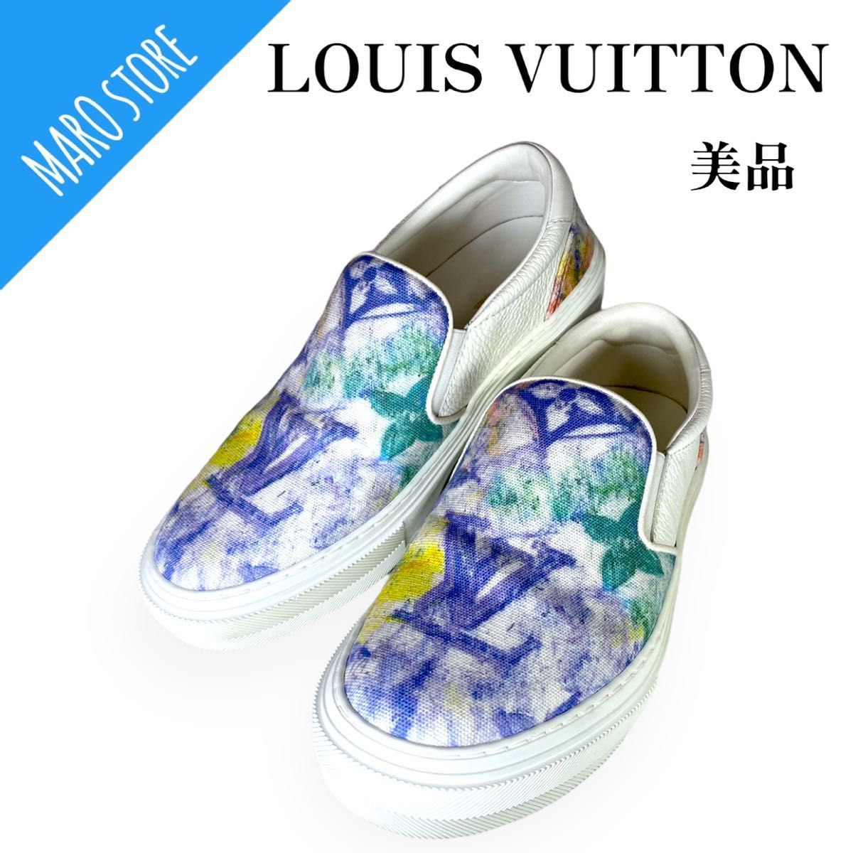 美品】LOUIS VUITTON トロカデロ スリッポン スニーカー traversebayim.com