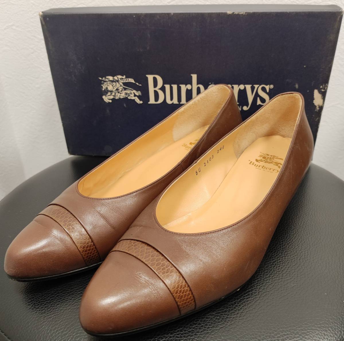 ヤフオク! - Burberry's バーバリーズ ヴィンテージ パンプス