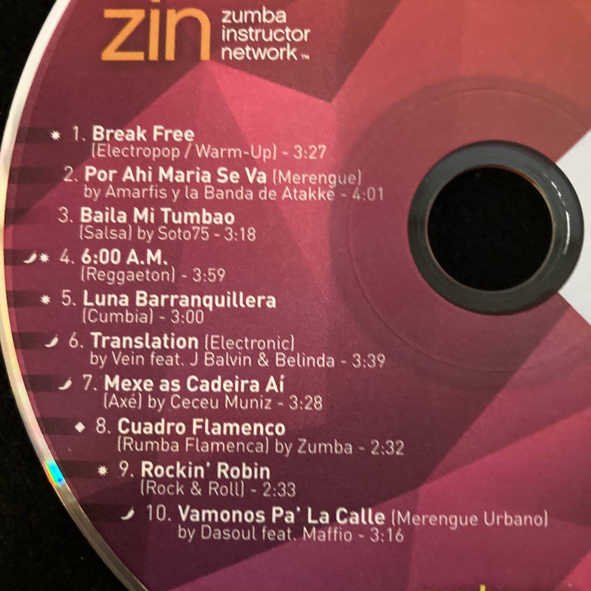 ◆◇◆　《　CD　》　ZUMBA/ズンバ　オリジナル　ZIN【　MEGAMIX43　/　メガミックス43　】　◆◇◆_画像2