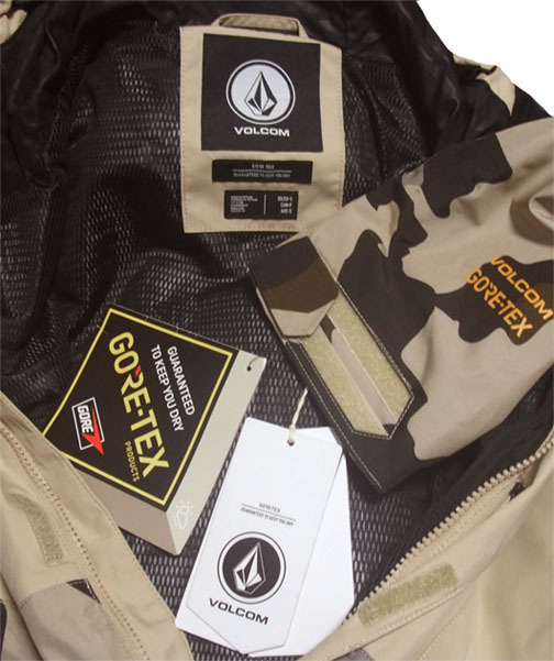 VOLCOM ボルコム エル ゴアテックス ジャケット Gore-tex Sサイズ スノボ スキー Zip tech