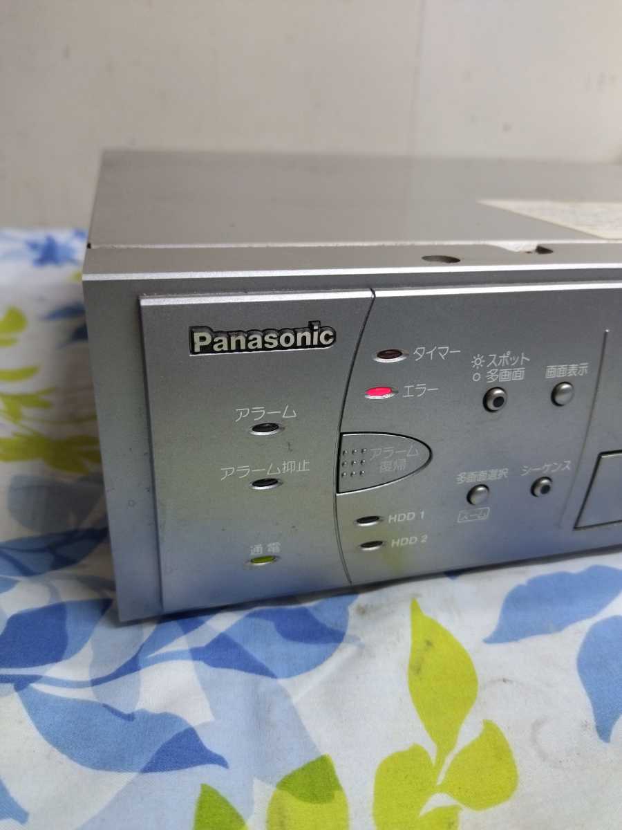 Panasonic パナソニック デジタルディスクレコーダー WJ-HD150/1 防犯カメラ用 通電確認済み ジャンク_画像2