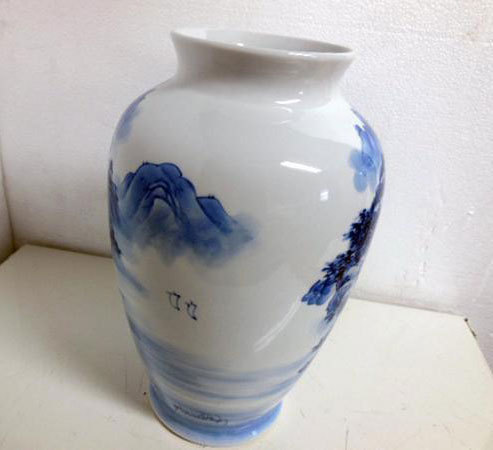 工芸品 陶磁器 ◆ 花瓶 ◆ 直径220×高さ360ｍm_画像3
