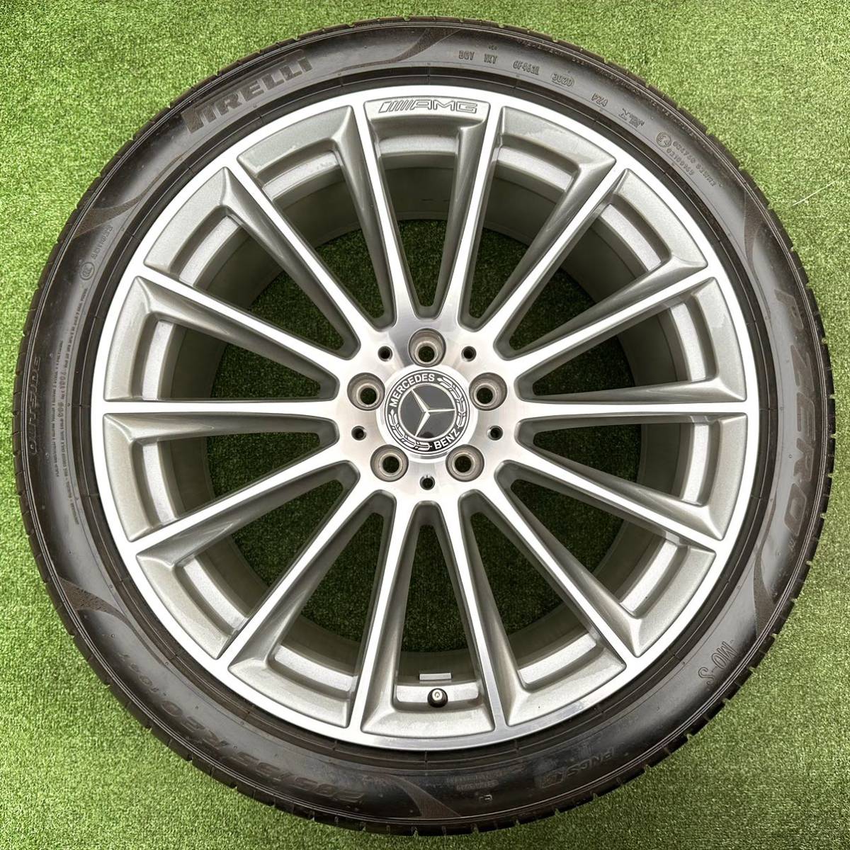 ベンツW222 SクラスAMG 純正20インチホイールPIRELLIタイヤ 4本