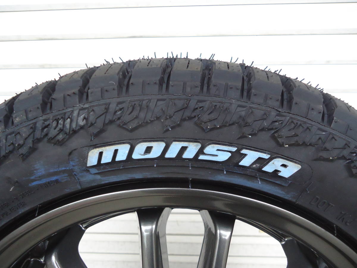 モンスタ☆RTハイブリッド☆155/65R14ゴツゴツタイヤ☆アゲバンアゲトラ軽バン軽トラハイゼットエブリーキャリーサンバーNバンアトレー_画像6