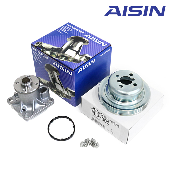 AISIN アイシン精機 ハイゼット デッキバン S321V S331V ウォーターポンプ 対策プーリー セット WPD-051 PLD-002 ダイハツ 16100-B9350_画像1