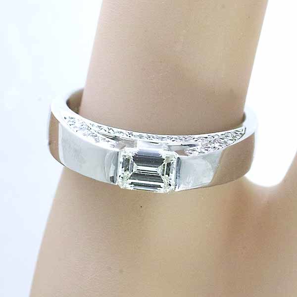 ダイヤモンド 0.545ct 0.32ct プラチナ PT900 リング 11.5号