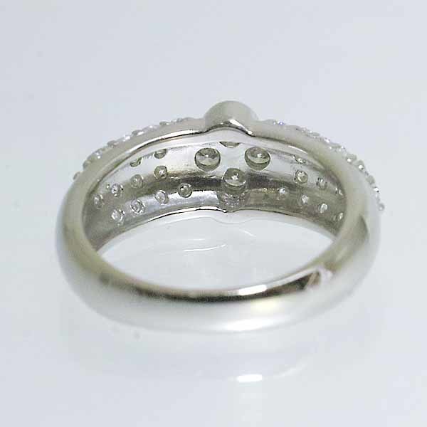 ダイヤモンド 1.00ct プラチナ PT900 リング 11号 花 フラワー 指輪