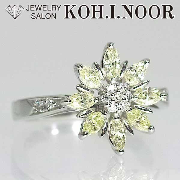 ダイヤモンド 0.60ct 18金ホワイトゴールド K18WG リング 10号