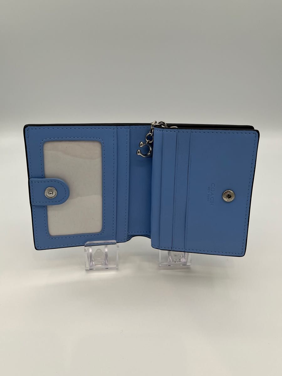 専門店 COACH 二つ折り財布 CC921 ハッピードッグプリント