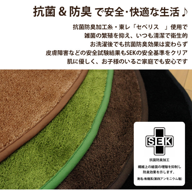  mat mat interior speed .. water deodorization anti-bacterial approximately 45×120cm green green high performance long mat made in Japan stylish Stendhal 