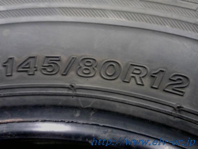 中古 ブリヂストン・ブリザックVRX・145/80R12・19年・1本 タイヤ_画像4