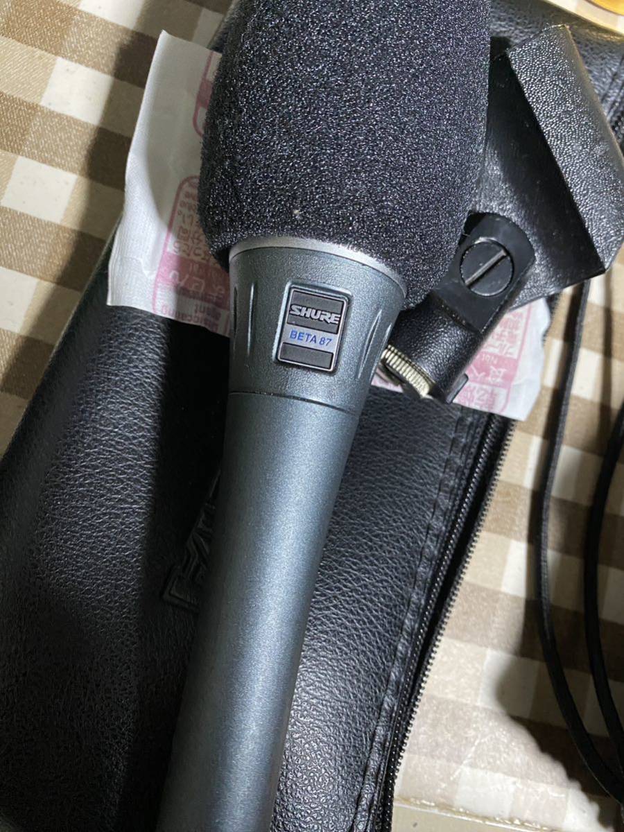 SHURE コンデンサーマイク BETA87 廃盤 | JChere雅虎拍卖代购