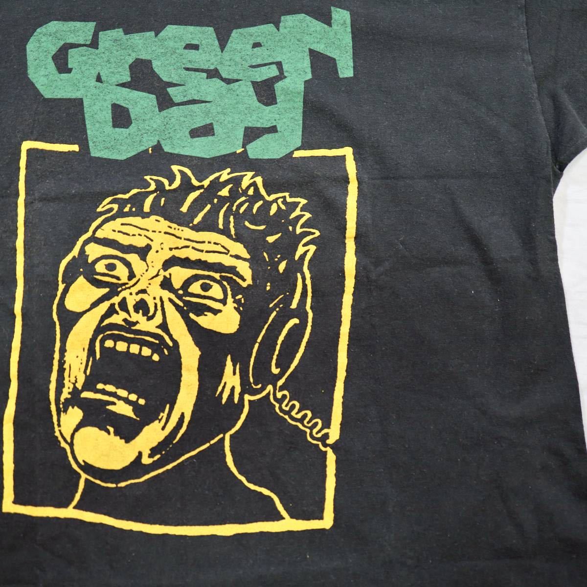  ultra rare! 1994 Green Day Dookie single cut Basket Case Vintage T-shirt 80s 90s band music green tei lock 