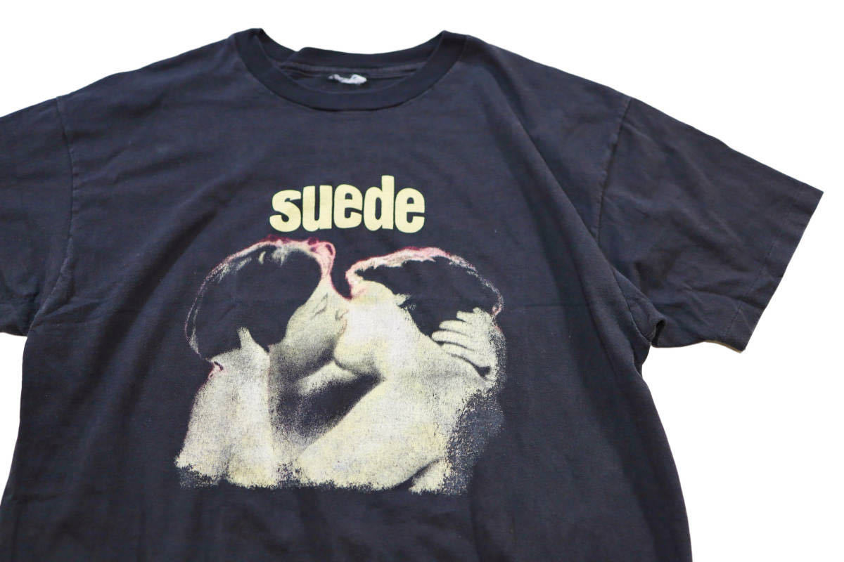  super special! 1993 Suede Debut Album Vintage T-shirt at that time thing original 80s 90s band Helter-skelter music 
