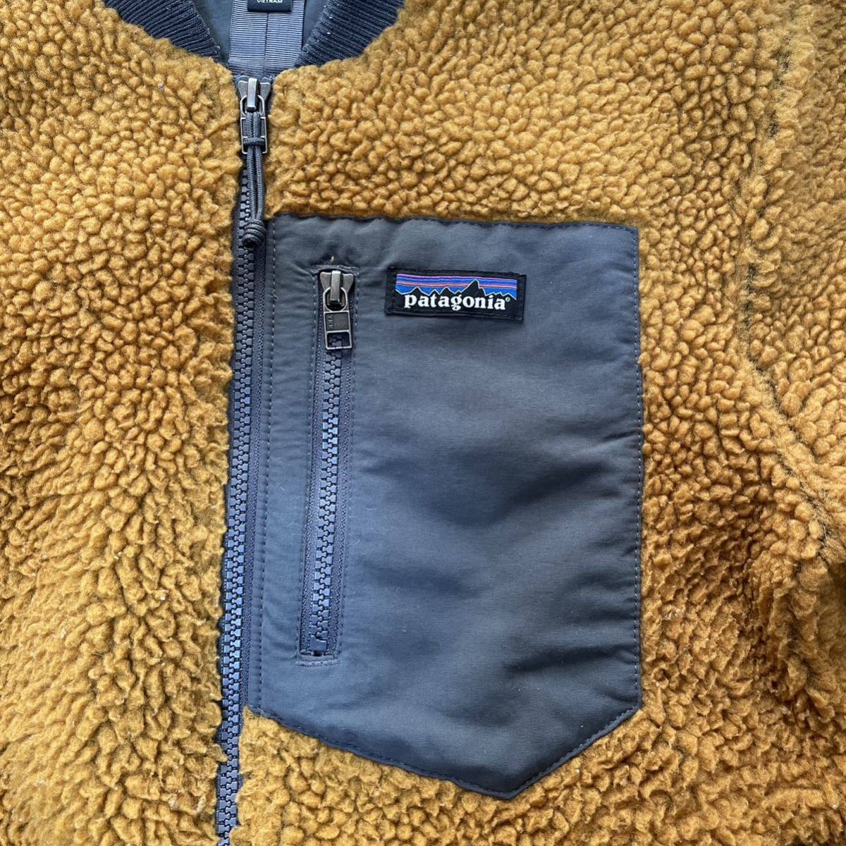 【美品】Patagonia メンズ ボマージャケット☆パタゴニア フリースジャケット XXS 普段S位の方 レディースでも☆22830FA19☆防寒☆_画像4