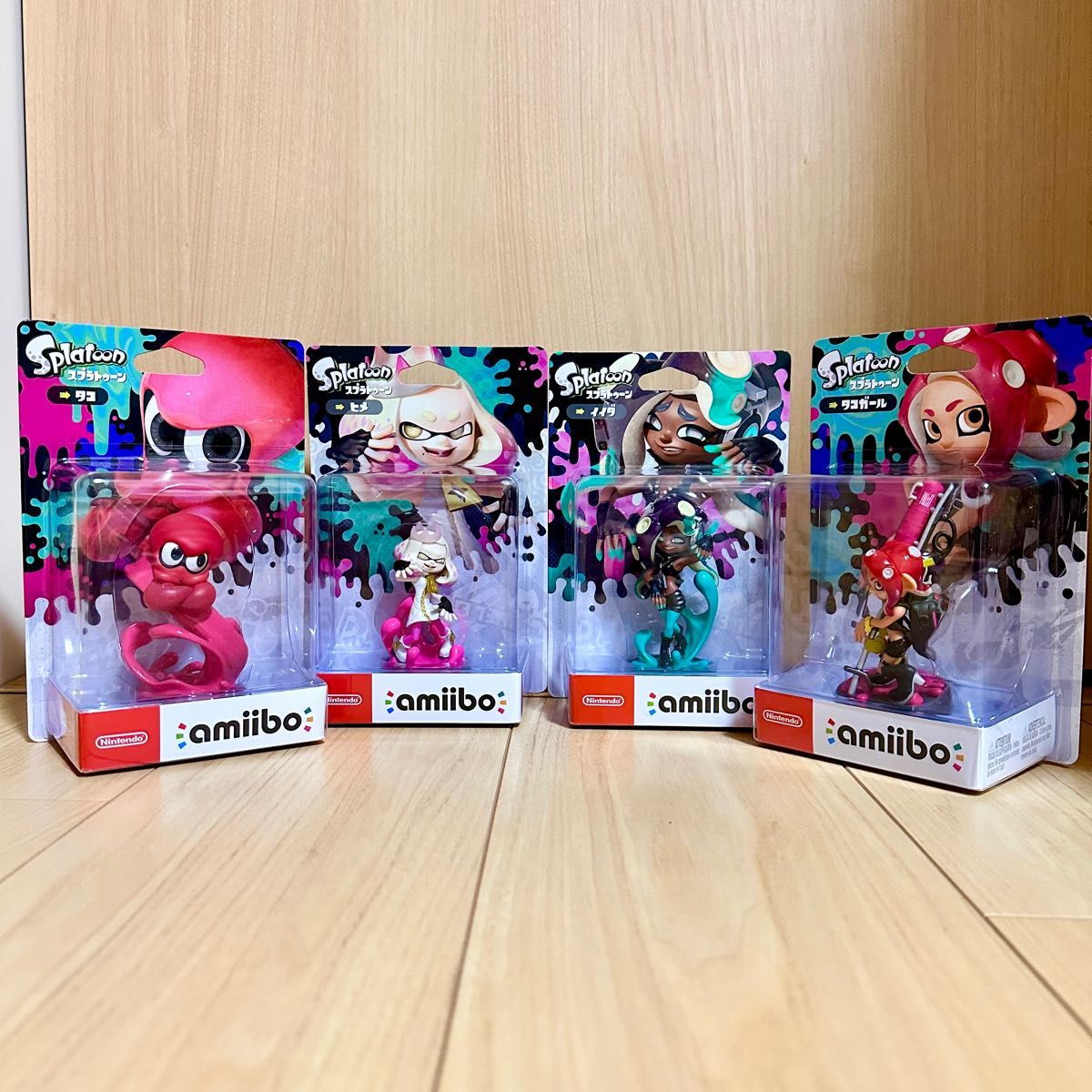 新品・未開封】スプラトゥーン amiibo 4台セット（ヒメ イイダ