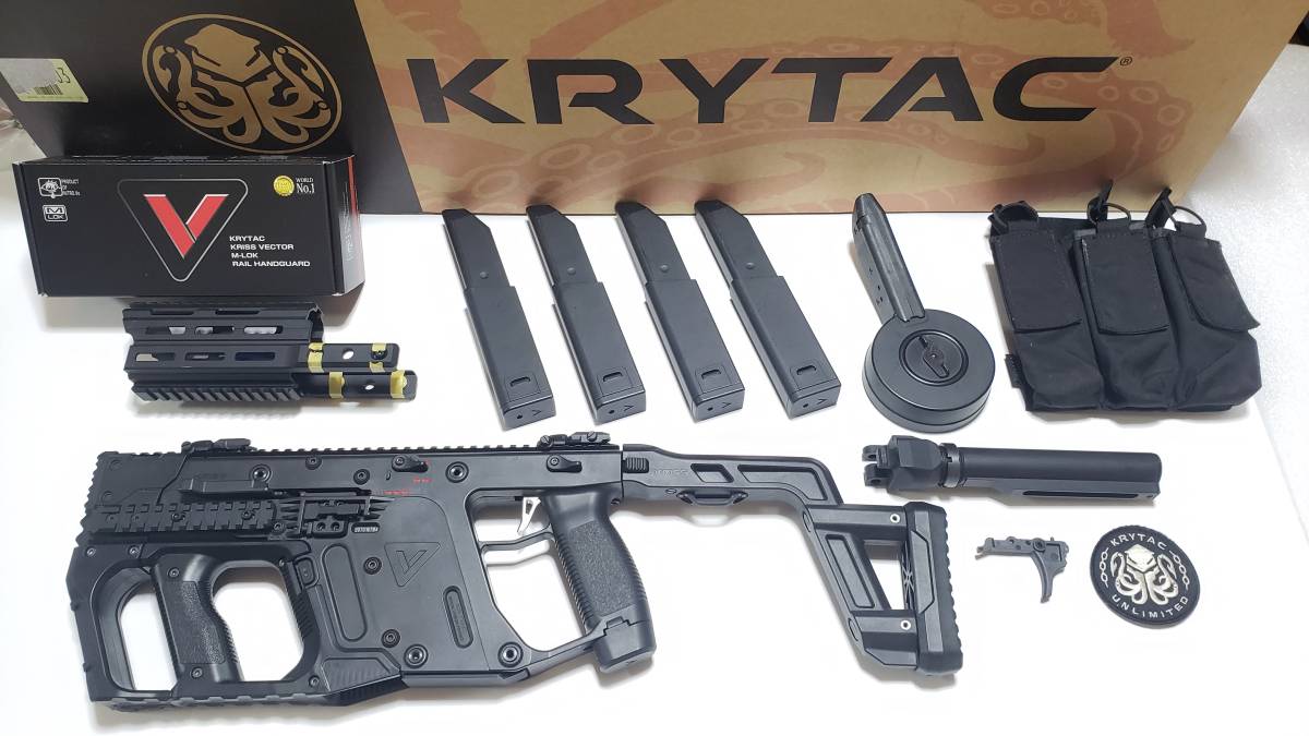 ざいます 【送料無料】内部・外装カスタム済 KRYTAC KRISS Vector