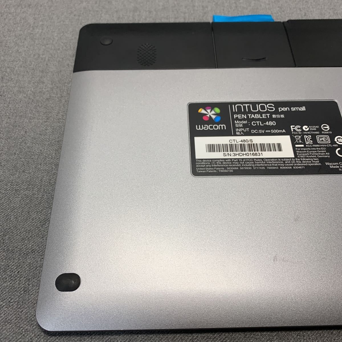 Wacom ワコム Intuos ペンタブレット CTL-480/S0 pen small 動作未確認 ジャンク品_画像7