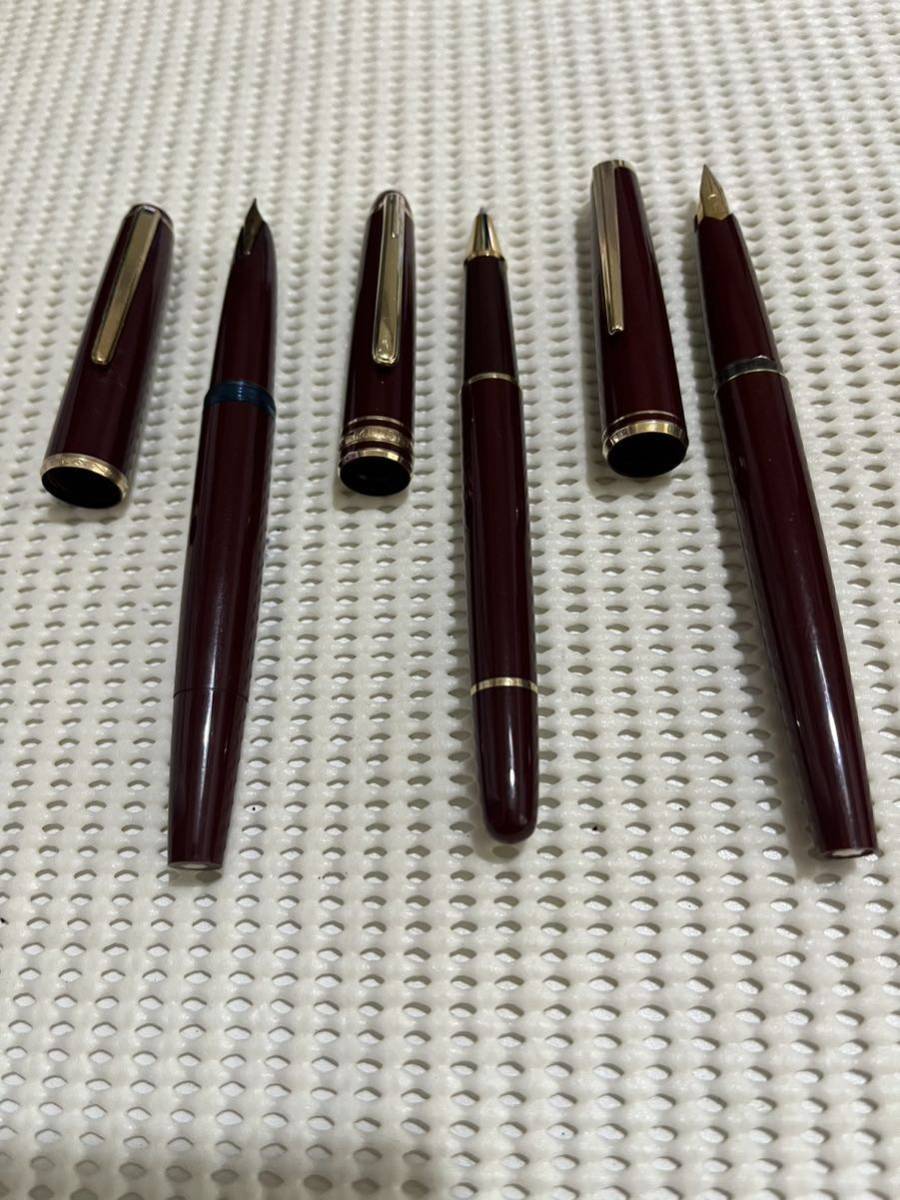 1円~MONTBLANC マイスターシュテュック ボールペン/モンブラン No.34/万年筆等まとめ売り_画像1