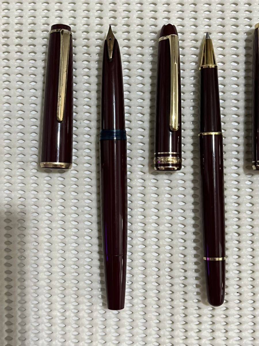 1円~MONTBLANC マイスターシュテュック ボールペン/モンブラン No.34/万年筆等まとめ売り_画像2