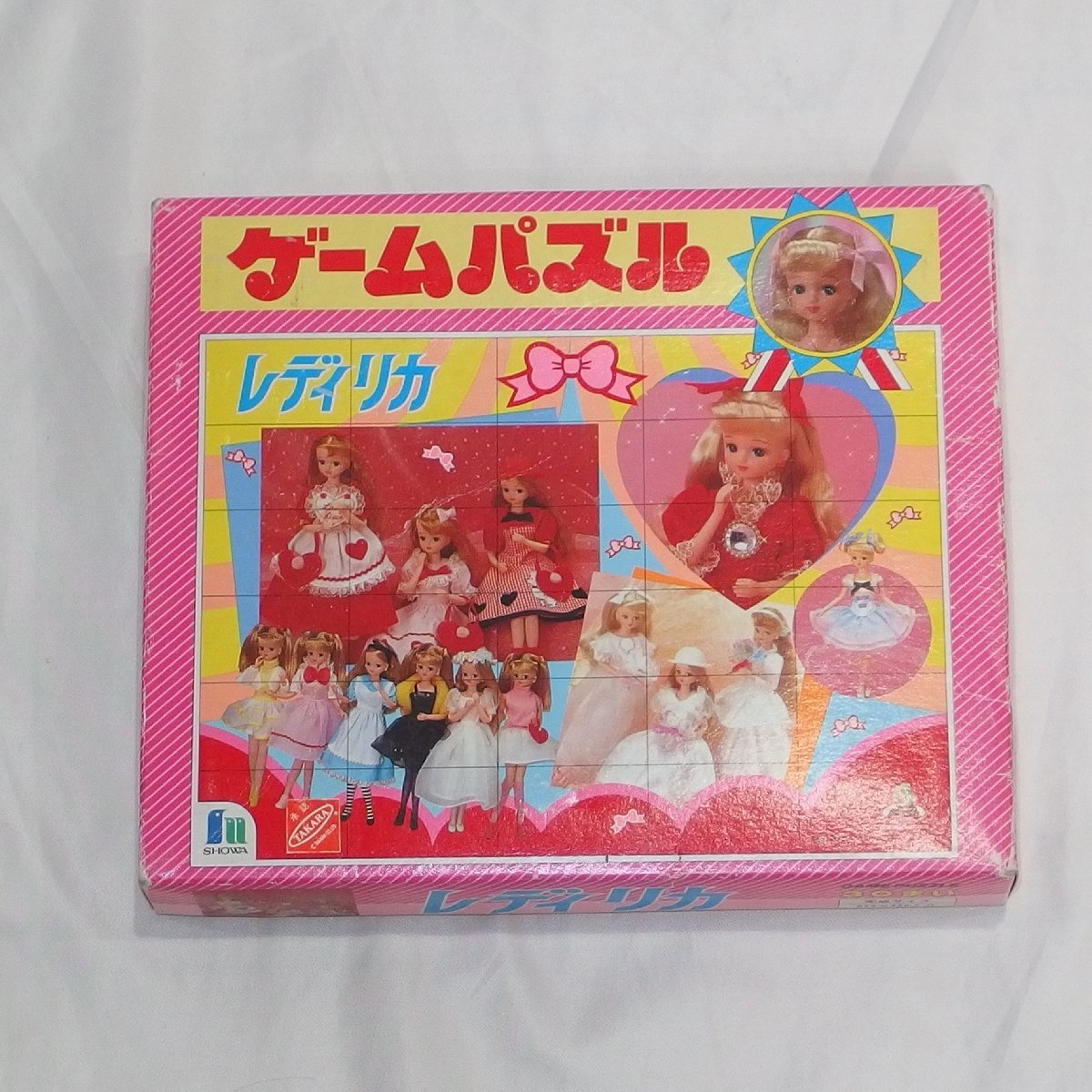  Licca-chan * Takara approval Licca-chan reti licca game puzzle Showa Note (30 sheets * finished size 625.×456.)* origin boxed * that time thing 