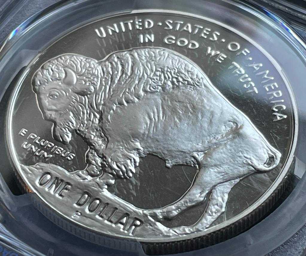 PCGS PR DCAMアメリカバッファロー1ドル銀貨年P   www