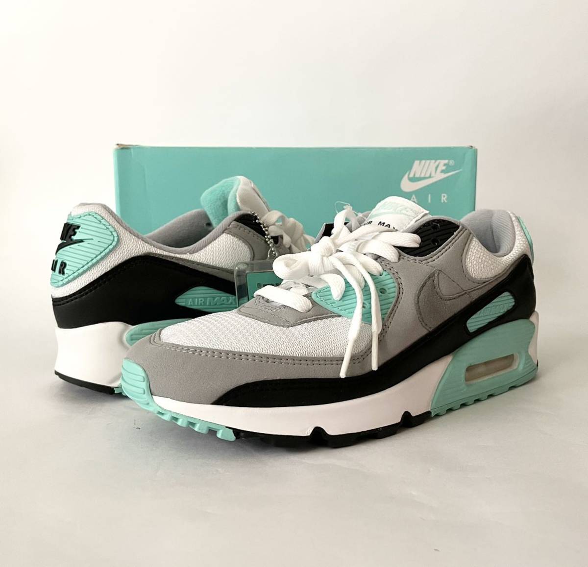Yahoo!オークション - NIKE Air Max 90 Hyper Turquoi...